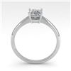 Image 3 : 0.55 ctw Princess Cut VS/SI Diamond Engagment Ring 18k White Gold - REF-71R2K