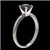 Image 3 : 1 ctw Fancy Black Diamond Solitaire Engagment Ring 10k White Gold - REF-22F3M