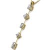 Image 3 : 1.45 ctw Mix cut Diamonds Designer Necklace 18K Yellow Gold - REF-163Y6X