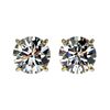 Image 1 : 1.52 ctw Certified Quality Diamond Stud Earrings 10k Yellow Gold - REF-127Y5X