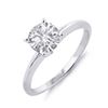 Image 1 : 0.25 ctw Certified VS/SI Diamond Solitaire Ring 14k White Gold - REF-34F4M