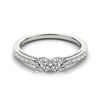 Image 1 : 0.85 ctw VS/SI Diamond 2 Stone 2 Stone Ring 18k White Gold - REF-83H2R