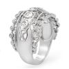 Image 2 : 0.83 ctw Certified Diamond Ring 14k White Gold - REF-87M3G