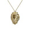 Image 3 : 6.05 ctw Canary Citrine & Diamond Necklace 18K Yellow Gold - REF-213F8M