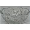 Image 1 : HEIRLOOM ANTIQUE CUT CRYSTAL FRUIT BOWL #1911981