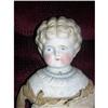 German  tinted stone bisque shoulder plate doll#1912010