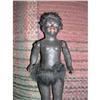 Image 1 : 6.5" Black Native Papier Mache Doll  #1912082