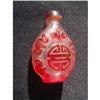 Antique Peking glass snuff bottle with red #1912482