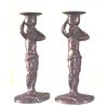 pair of Muller figural MP candleholders #1912511