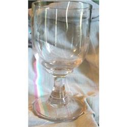 18th Century Georgian Flint Glass Goblet #1912640