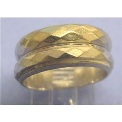 Vintage White Gold Wedding Band Set Mens & #1917238