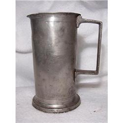 PEWTER  LITRE TANKARD  by  R. S. GENT  #1917242