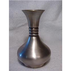 HAND MADE NORWAY PEWTER  FLOWER VASE  # 0116 #1917245