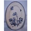 1800'S FLOW BLUE PLATTER with TREE LIMBS and #1917246