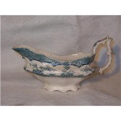 1800'S FLOW BLUE GREEN or FLOW GREEN  "CREAMER"#1917247