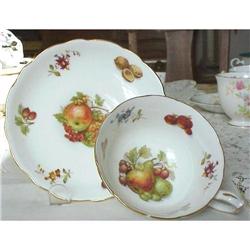 Hammersley China Cup & Saucer FRUITS #1917334