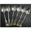 Image 1 : SET of SIX - STERLING - EGG SPOONS #1917437