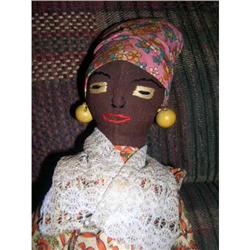 15" Black Cloth Doll #1917567