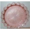 Image 1 : RARE Pink Old Colony Solid Lace Large Plate #1918237