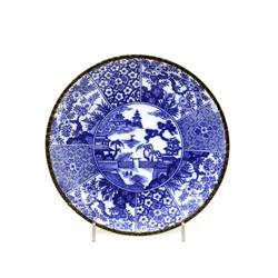 19C Japanese Blue & White Imari Transfer Print #1918364