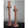 Image 1 : designer pr of pink tall candle sticks!  #1918409