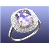 Image 1 : Amethyst and Diamond Ring #1918613