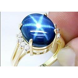 Star  Sapphire and Diamond  Ring #1918617