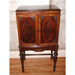 English Burl Cabinet Bar 19th Century #1936331