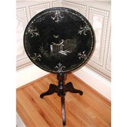 Papier Mache Table Napoleon III C.1850 #1936332