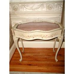 Italian Display Table Curio Hand Painted 19th #1936333