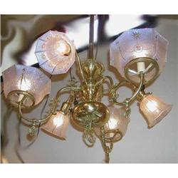 Transitional Gas/Electric Chandelier #1936612