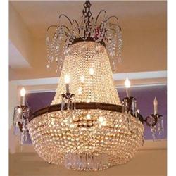 Monumental Antique French Empire Chandelier #1936636