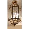Antique Bronze Lantern Chandelier Fixture #1936672