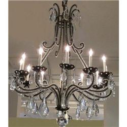 Beaded Crystal Chandelier Fixture #1936687