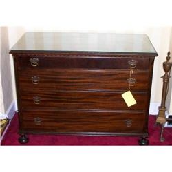 Berkey & Gay Mahogany Bun Footed Dresser '20's #1936705