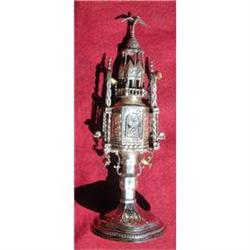 Antique pure silver spice tower #1936864