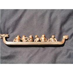 Antique bronze sculpture in shape of dragon #1936883