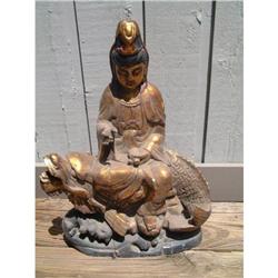 19th. century Tibetan wood carving of #1936891