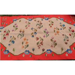 Antique Bassarabian hand-woven tapestry rug #1936895