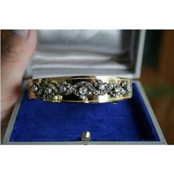 antique golden bracelet with rosediamonds in #1936940