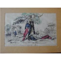 Napoleon III Watercolour of Soldiers #1937006