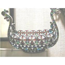 Faberge Style Plique a Jour Enamel Ship #1937027