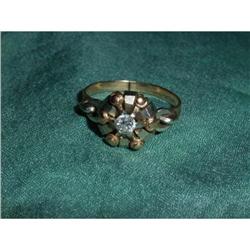 18 ct gold ring 0.212 ct diamond Top Wesselton #1937034
