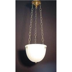 Opal  glass chandelier #1937040