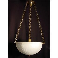 Opal Glass Chandelier  #1937043