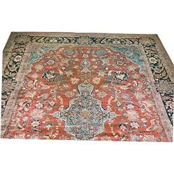 Persian Kashan Rug---13'-6"x9'-0" #1937052