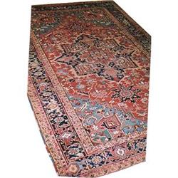 Persian Antique Heriz Rug---11'-9"x7'-10" #1937055