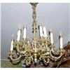 Image 1 : 12 lights French Bronze Chandelier #1937170