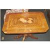 Image 1 : Italian fine table with wood inlays #1937175