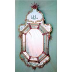 Fine  Murano Venetian wall Mirror   #1937216